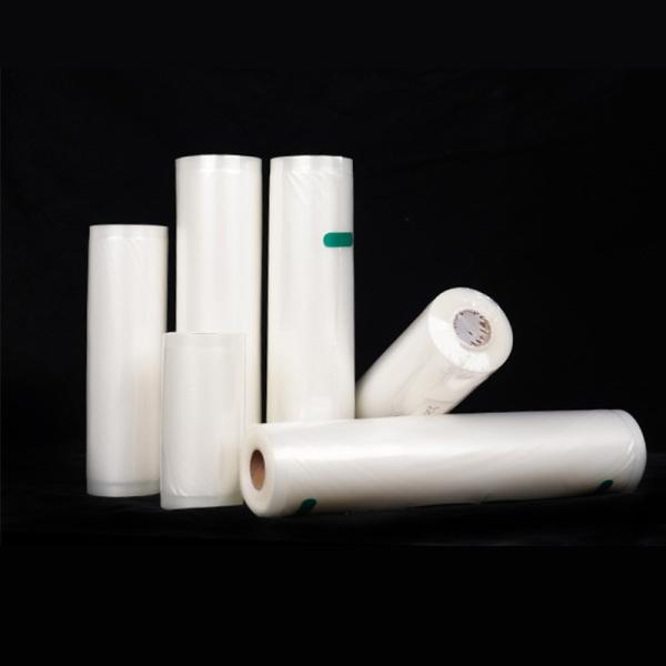 OEM ODM Vacuum Pouch Bags Transparent Moisture Proof Embossed Sealer Rolls