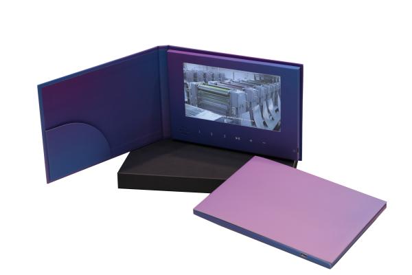 7 Inch LCD Media Player Brand Video Mailer Invitation Card For Business Marketing