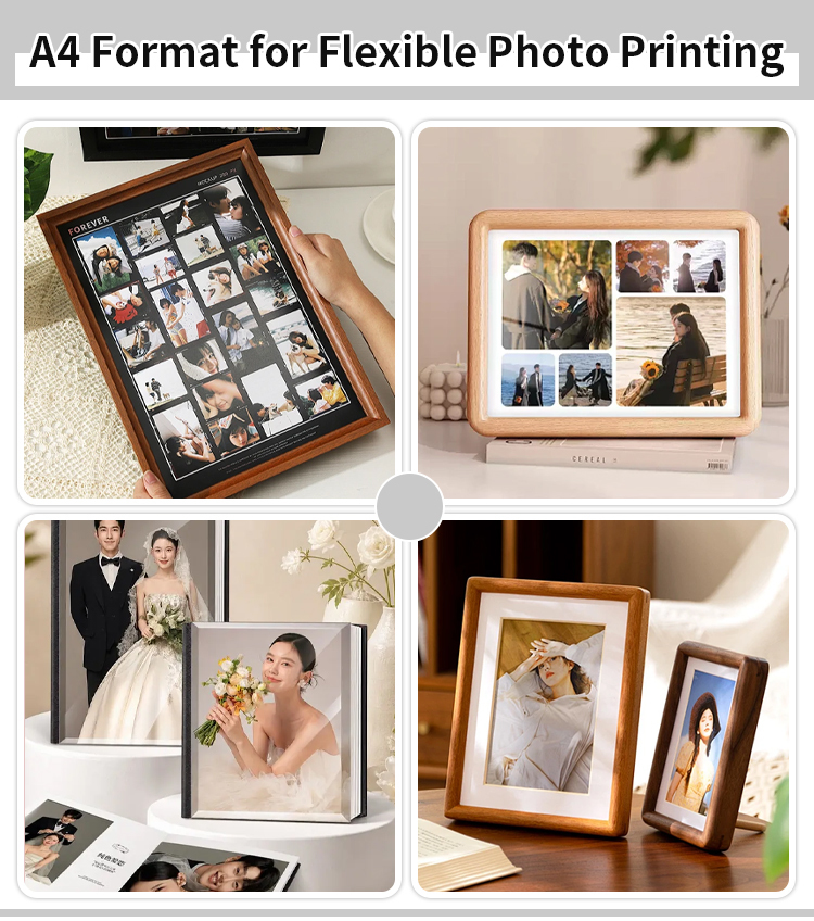 260gsm A4 Glossy Photo Paper Cut Sheets for Inkjet Photo Printing