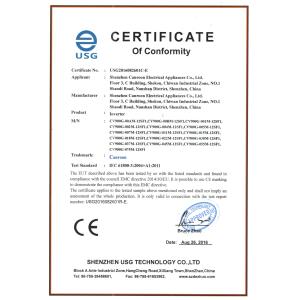 Shenzhen Canroon Electrical Appliances Co., Ltd. Certificaciones