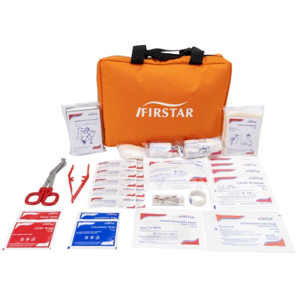 PVC Coated Nylon Bag Medical First Aid Kit Rescue For Home Office Car