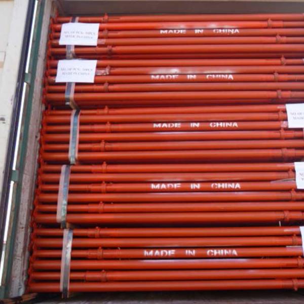Red Powder Coated Q355 Steel Ladder Frame Scaffolding Easy Installation and Dismantling for Heavy-Duty Construction
