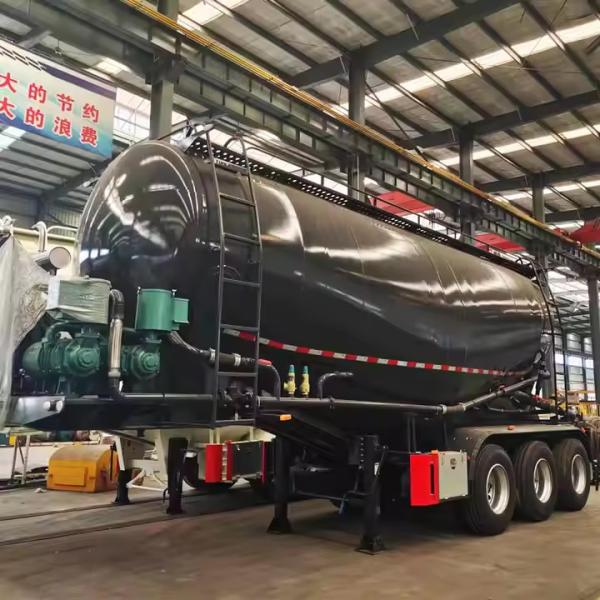 3 Axles Bulk Cement Tanker Powder Transport tank Semi-trailer