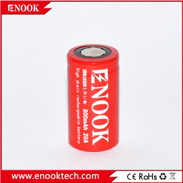 18350 Rechargeable Lithium Ion Battery Cell 800mah For Laptop battery