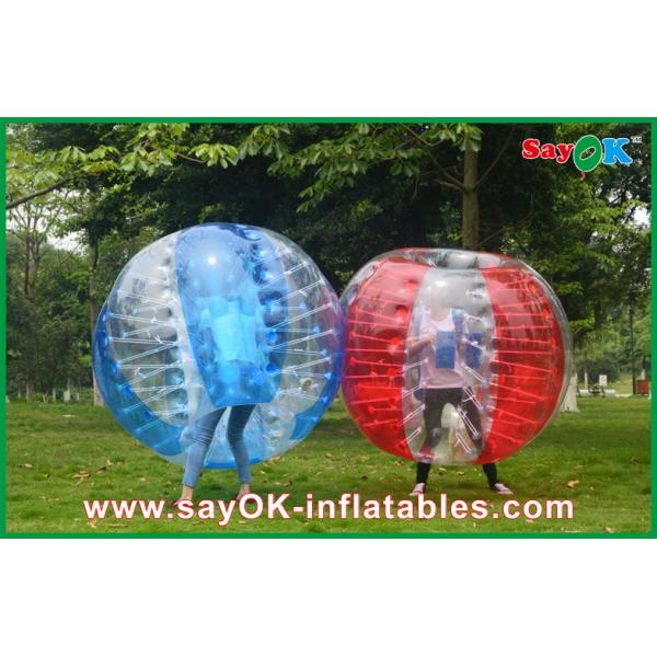 Wholesale Human Inside Bubble Soccer Ball Suit Bumperball PVC Inflatable Body Bumper Ball For Family Sports