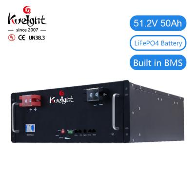 Bateria do ferro do lítio de BMS Original 51.2v 50ah Lifepo4 para o sistema do armazenamento de energia da casa