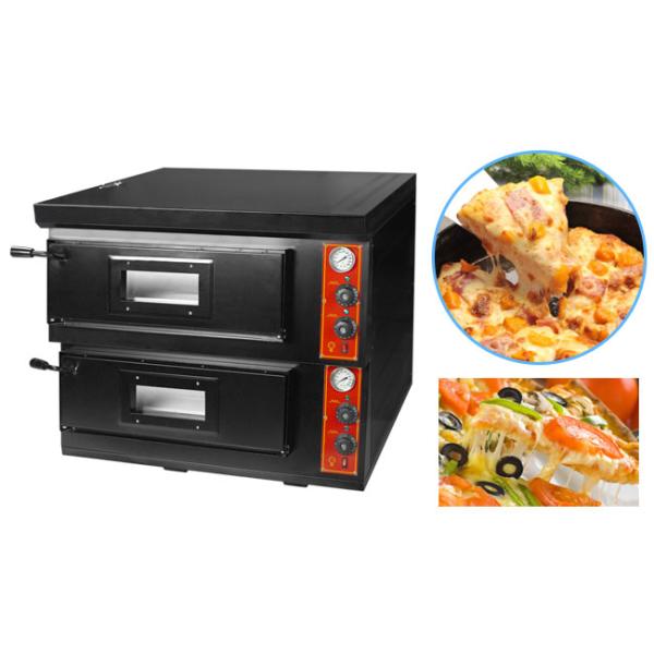 Реклама 2 взгляда окна украшает печь пиццы газа на гостиница тип рабочего стола тостера 9КВ хлеба 1 слоя