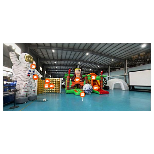 100% Blackout Fire-Retardant Inflatable Planetarium Dome with Wheelchair Access for Educational Use