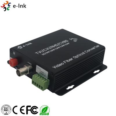 transmissor video do conversor da fibra do cabo de fibra ótica 4-In-1 para o CCTV