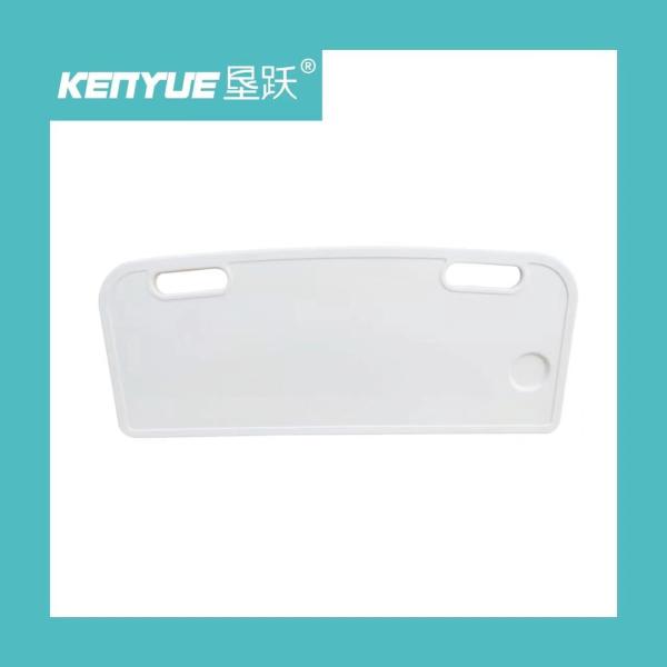 Non Toxic ABS Flippable Hospital Bed Accessories ABS Over Bed Tray Table