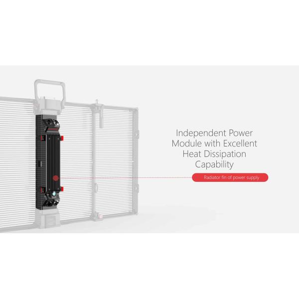 HR P3.9 Transparent LED Curtain Screen Advertising 70% Transparent Glass Wall