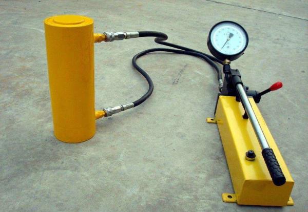 Self  Priming Small 2 Speed Hydraulic Hand Pump 10000 Psi Color Changeable