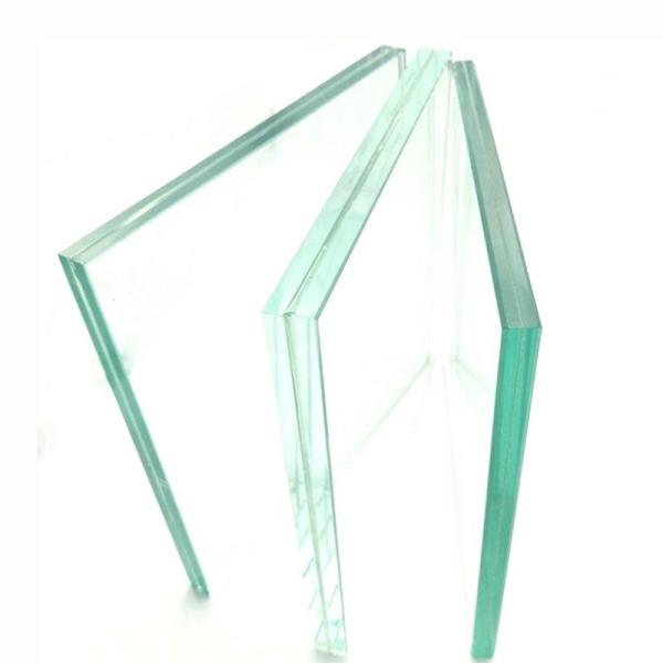 4mm Safety Clear Flat Toughened Tempered Glass Laminated For Windows