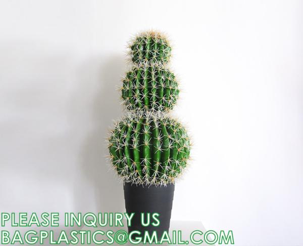 Artificial Cactus Fake Big Cactus 36 Inch Faux Cacti Plants For Home Garden Office Store Decoration