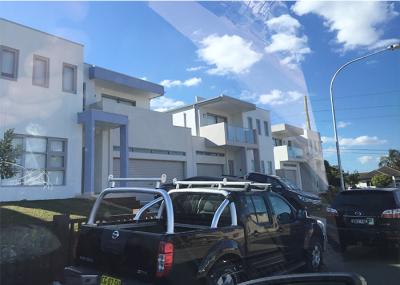 Casa de campo pré-fabricada moderna/construção de casa clara pré-fabricada da armação de aço