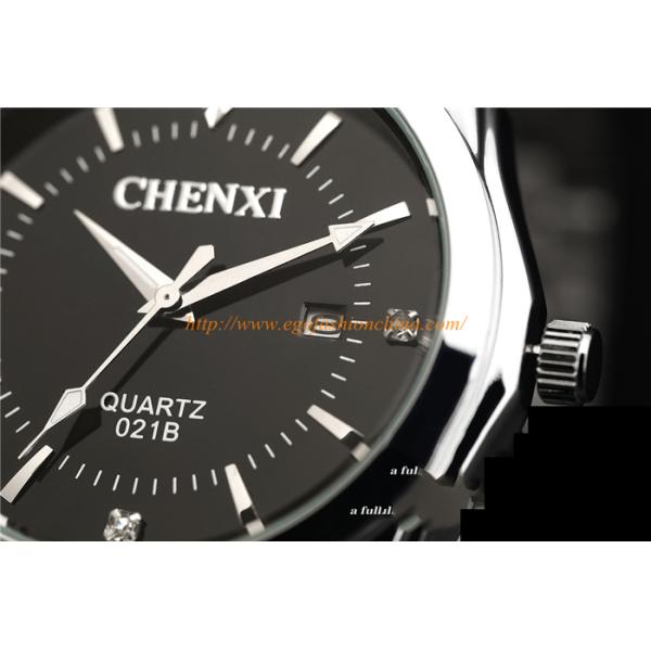 021B Couple Watches Women Watch Men Watch Stainless Steel Quartz Watch Roman Wristwatch