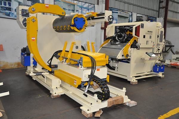 Metal Sheet Stamping Die Punch Decoiler Straightener Feeder Automatic Unwinding Equipment
