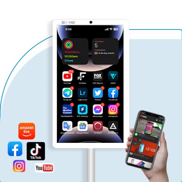 32 Inch Rollable Android Portable TV Tablet with Smart Touch Screen Stand By Me TV