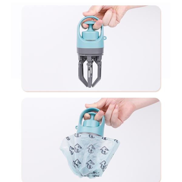 OEM ODM Dog Pooper Scooper Sustainable Plastic Blue Dog Poop Cleaner