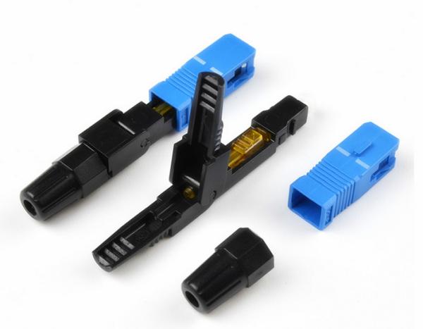 SC Fiber Optic Fast Connector Field assembly connector Quick assemble connector Mechanical connector