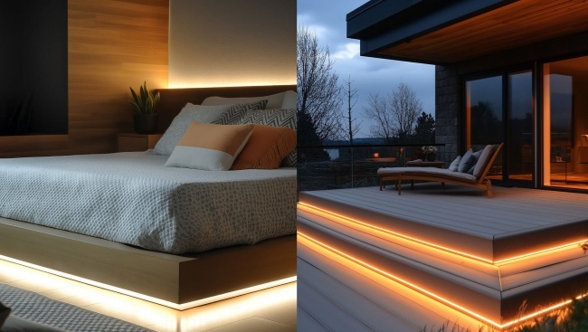 24V 2216 LED Strip Light Dual White CCT Tunable White for Commercial Lighting