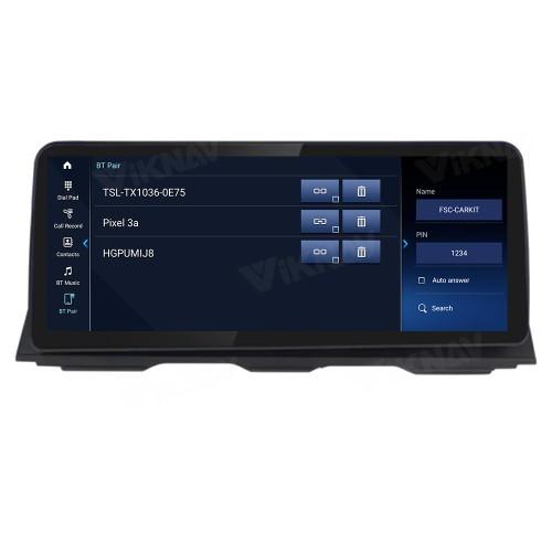 BMW Série 5 F10 F11 F18 2011-2012 Double Din Android Auto Head Unit Ecrã CIC Sistema