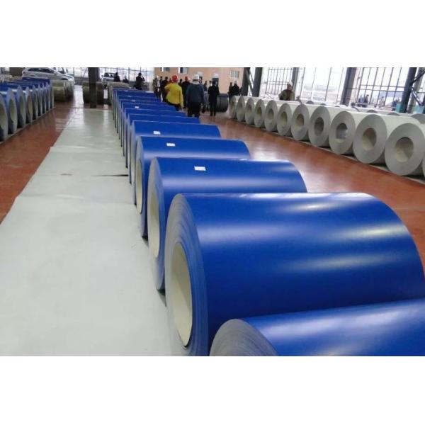 Ppgi / Ppgl Pre Painted Galvalume Coils 1250mm - 1500mm Width G550 Pea Green