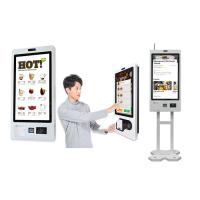 Self Checkout Fast Food Self-Service Ordering Kiosk Máquina de tela sensível ao toque de 27 polegadas