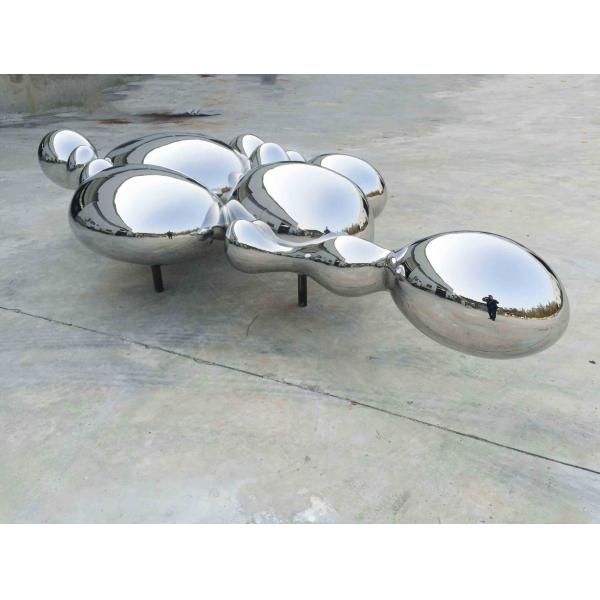 Contemporary Large Abstract Sculpture , Stainless Steel Garden Ornaments Statues