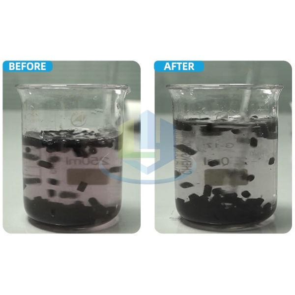 Pellets de charbon actif de 4 mm à 99% CAS n° 64365-11-3 700-1200 Iode