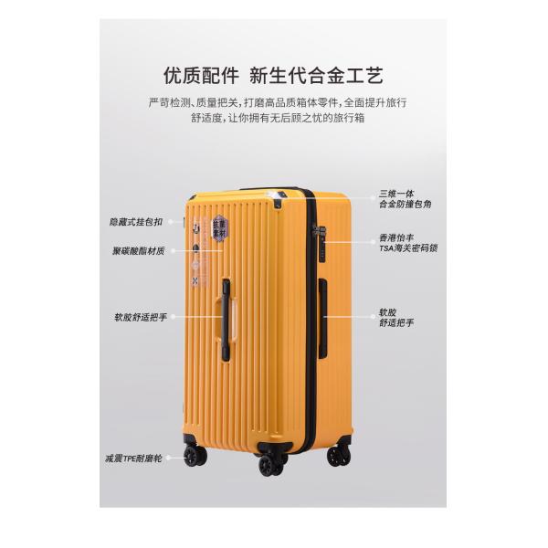 Five wheel large capacity thickened luggage compartment