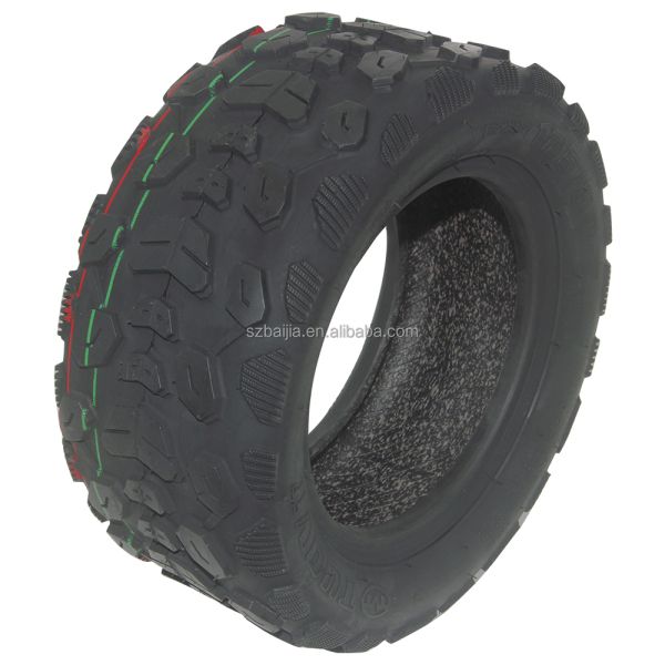 Baijia 125/60.7 Inch Vacuum Tire Kids' Scooter Wheel Replacement for Electric Scooter Outer Tire Spare Part Rubber Material