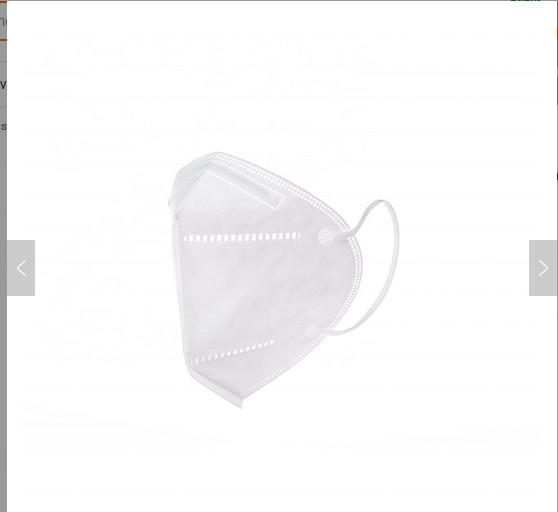 Folded Elasticity Earloop 110×165mm Kn95 Filter Mask