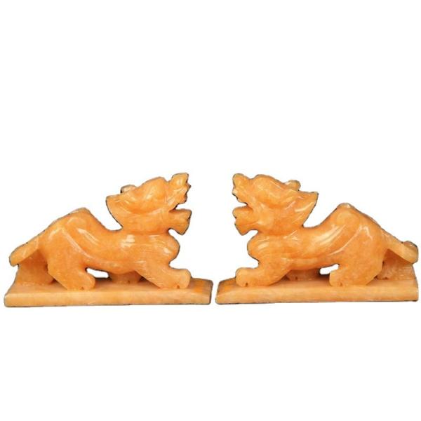 Accepting OEM ODM Yellow Jade Pixiu For Decoration