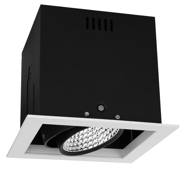 30W Trim Square 3000K Cut out 169*165mm 1050mA High CIR95 White Colour Museum LED Downlights