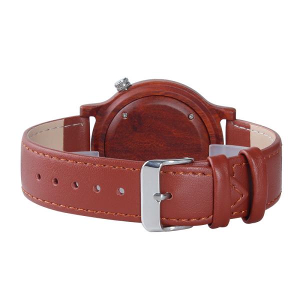 Wood Watch male female ALK Wooden ladies Fashion Mens Wristwatch top luxury brand Women Wrsit Watches Leather band Clock