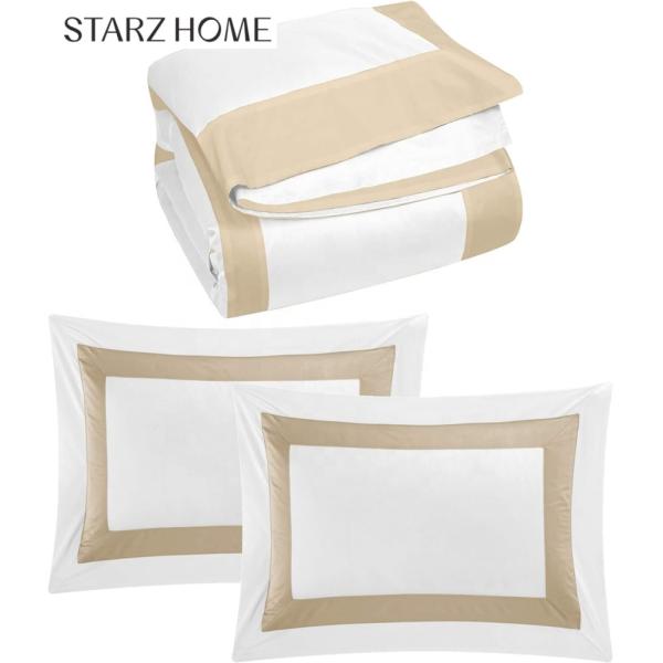 Star Hotel Plain White Luxury Comforter Quilt Cover Постельное белье из хлопчатника