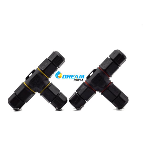 DREAM START Led Outdoor Lighting Waterproof Wire Connector Screw T-type Wire Connectors 1-3pin Ip 68 Cable Waterproof Connector