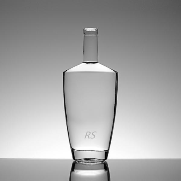 Glass Whisky Bottles 750ml Capacity Glass with Caps Other Deep Process Hot Stamping