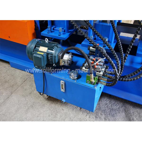 Steel Metal Door Frame Roll Forming Machine 18 Meter / Min