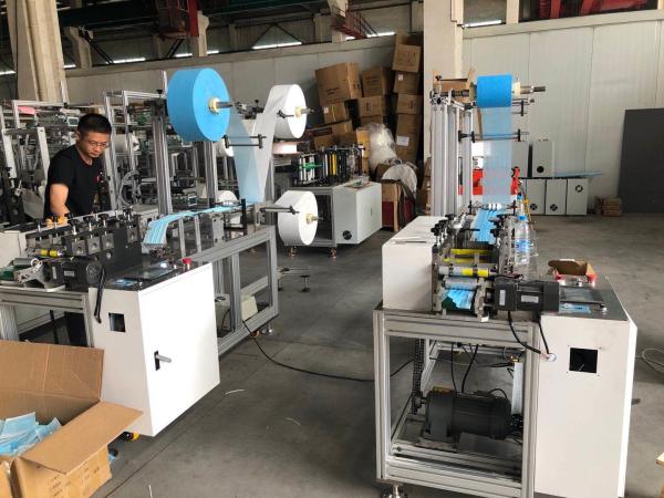 Safety 3 Ply Face Mask Making Machine Low Failure Rate Convenient Installation