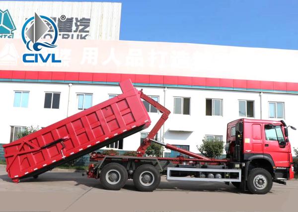 20M3 40T Load Capacity Garbage Compactor Truck  Hook Arm Rear Lift Garbage Truck 6x4 New Truck