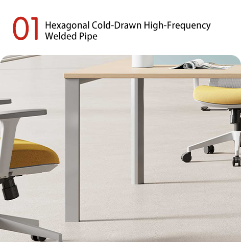 Foshan Wholesale Wooden Staff Desk with Panel Design Modern Eco-Friendly for Home Office and Office Use