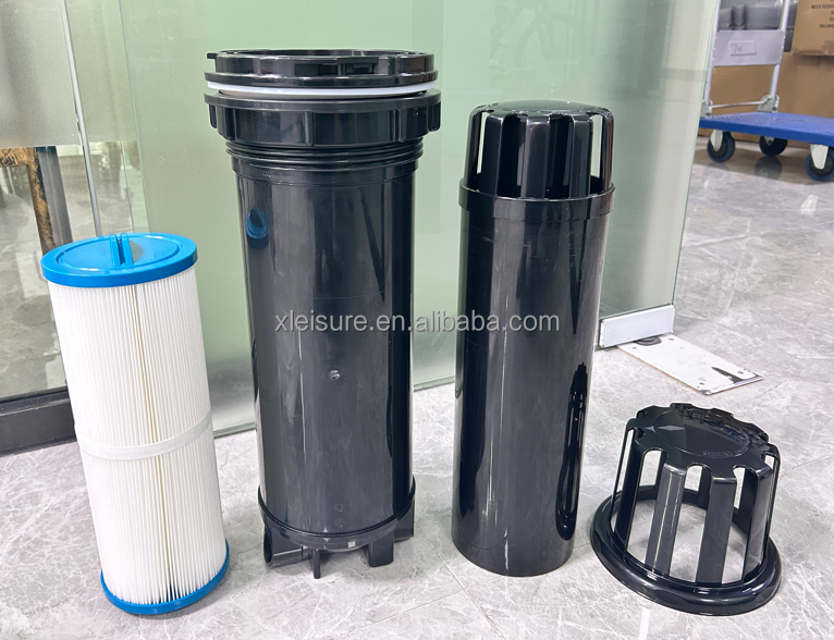 Xleisure ABS Material Single-Barrel Swim Spa Skimmer Water Treatment Accessories 20-50L for Swimming Pool Filter