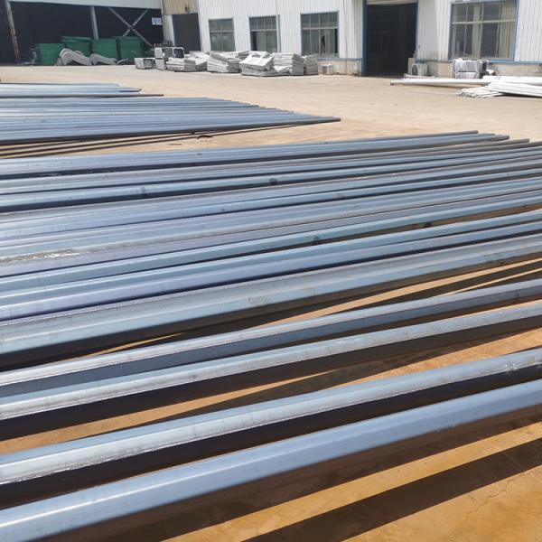 Round 10m CCTV Steel Pole , Tapered Solar CCTV Pole Galvanized