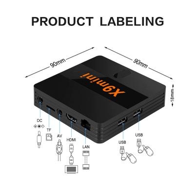 4K TV Box Android 9 With Dual Band WIFI 1g 8g Youtube Games Free Channel Set Top Box For Home Funny