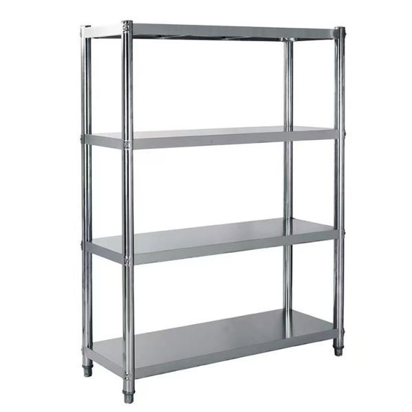 Durable Commercial Stainless Steel Shelves Space Saving Metal Catering Shelves