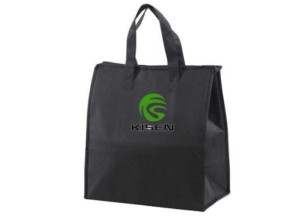 Food Delivery Insulated Cooler Bags Foldable Tote Type Waterproof With Handle