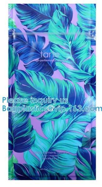 Resealable Holographic Zip lockk Bag, slidelock Bags Smell Proof Mylar Baggies