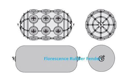 Dock Marine Pneumatic Rubber Boat Fender Tugboat Ship Inflatable Floating